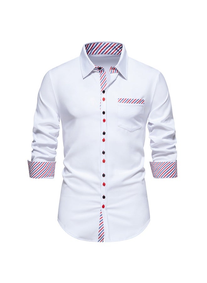 KUYING New Men's Long Sleeved Shirt