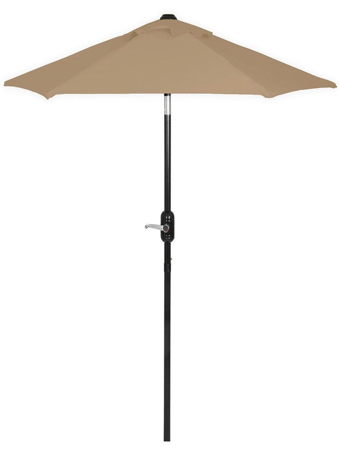 Punchau 6 Ft Outdoor Patio Umbrella, Easy Open/Close Crank and Push Button Tilt Adjustment - Black Market Umbrellas - Image 1