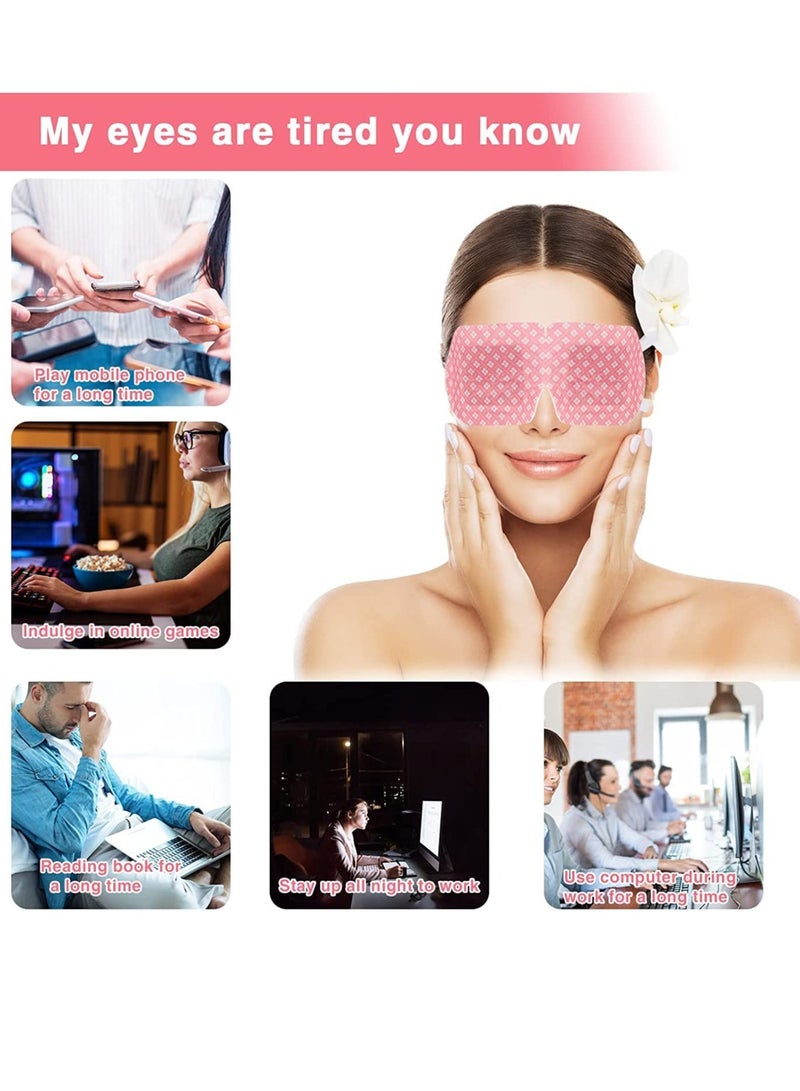 Steam Eye Mask Dark Circles Swelling Eye Mask Relieve Headache Relieve Dry Eyes Relieve stress Relieve Eye Fatigue Use Before Going to Bed Can Help Improve Sleep Quality 14 Sheets - Image 2