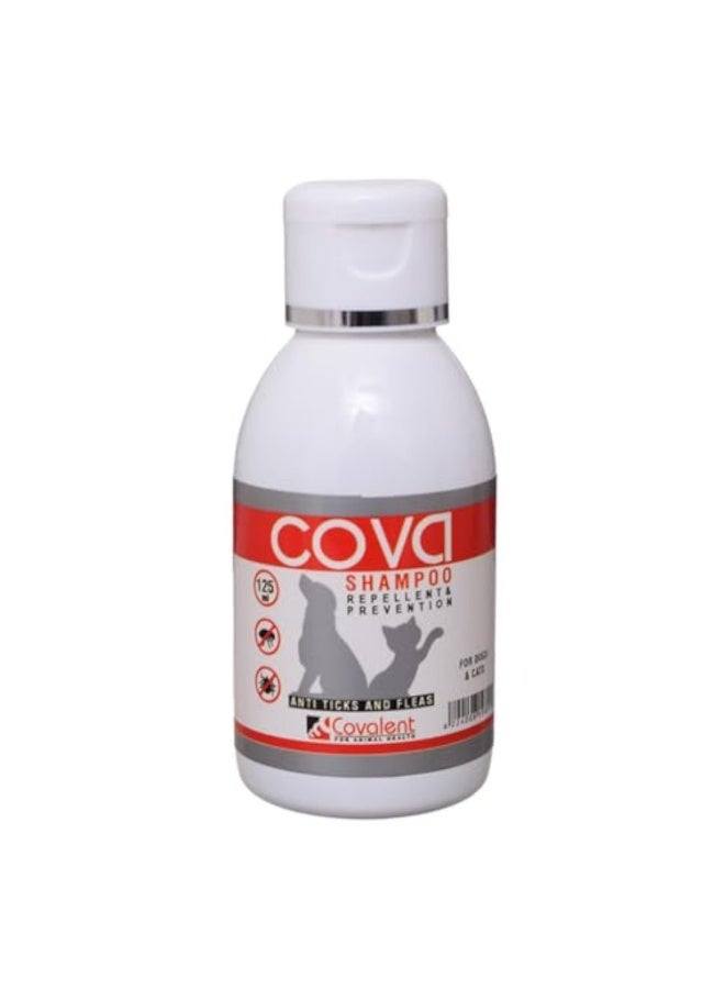 covalent shampoo anti ticks & fleas 125ml