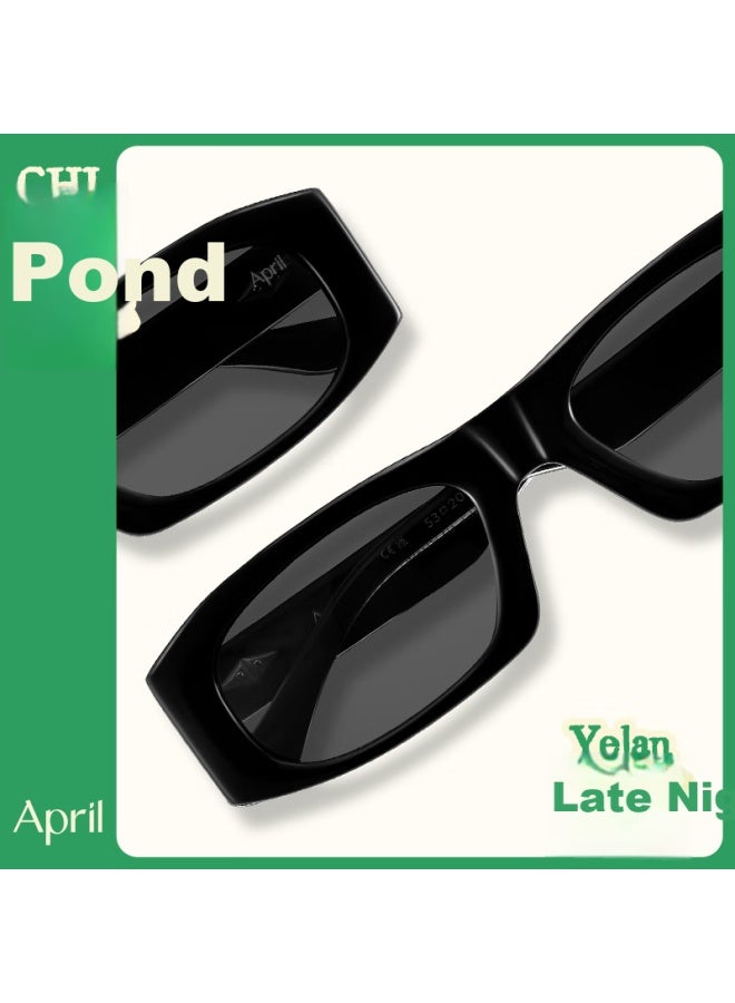 Aprilss Spring Lang Series Handmade Trendy Fashion Acetate Sungl For Men And Women, Uv Protection - Pool - Image 4