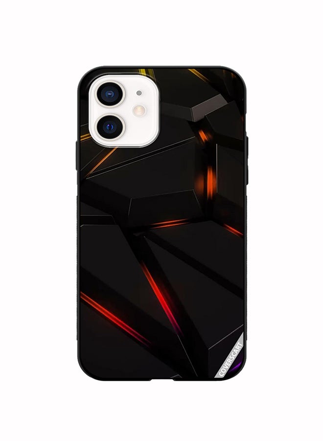 COVERSCART Protective Case Cover For Apple iPhone 11 Abstract Design Black - Image 1