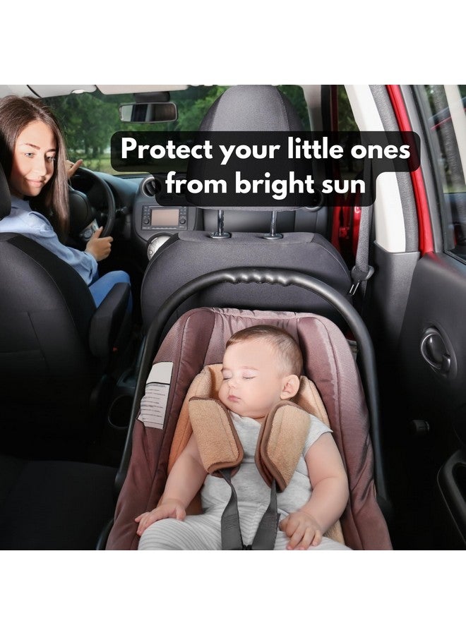 Harrier Hardware Baby & Passenger Side Window Cling Sun Shade, 4-Pack (20 x 12 inches) - Image 4