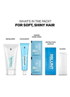 BBLUNT Salon Secret High Shine Crème Hair Colour Natural Black 1 40G  - Image 3