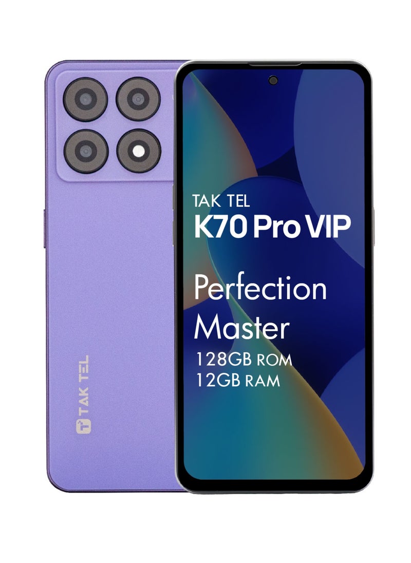 TAK TEL - Tak Tel K70 VIP Smart Phone, 12gb Ram-128GB Storage, 16 MP Camera 6.6'' FHD+ Display - Image 1