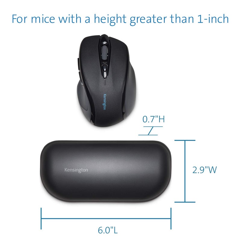 Kensington ErgoSoft Wrist Rest for Standard Mouse, Black (K52802WW), 2.9 x 0.7 x 6 inches - Image 5