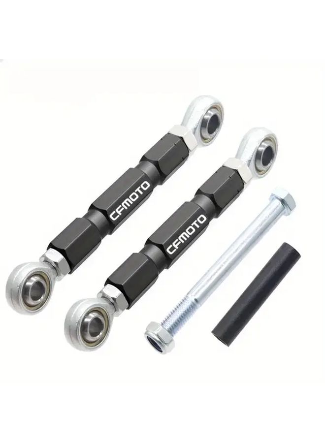 Lowering Links Kit for 450SR 450SS 450NK 450SRS Motorcycle Rear Suspension Drop Linkage Black - Image 1