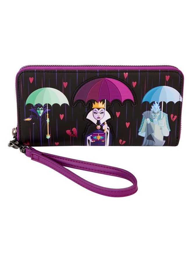 Loungefly Disney Villains Curse Your Hearts Wristlet Wallet - Image 1