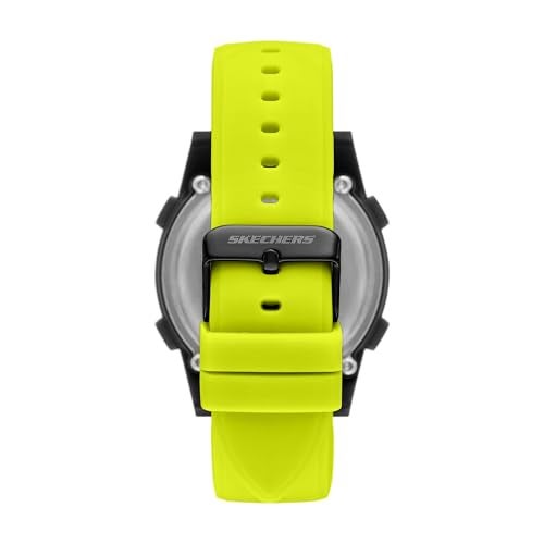 Skechers Men's Masongate Digital Green Silicone Watch - Image 2