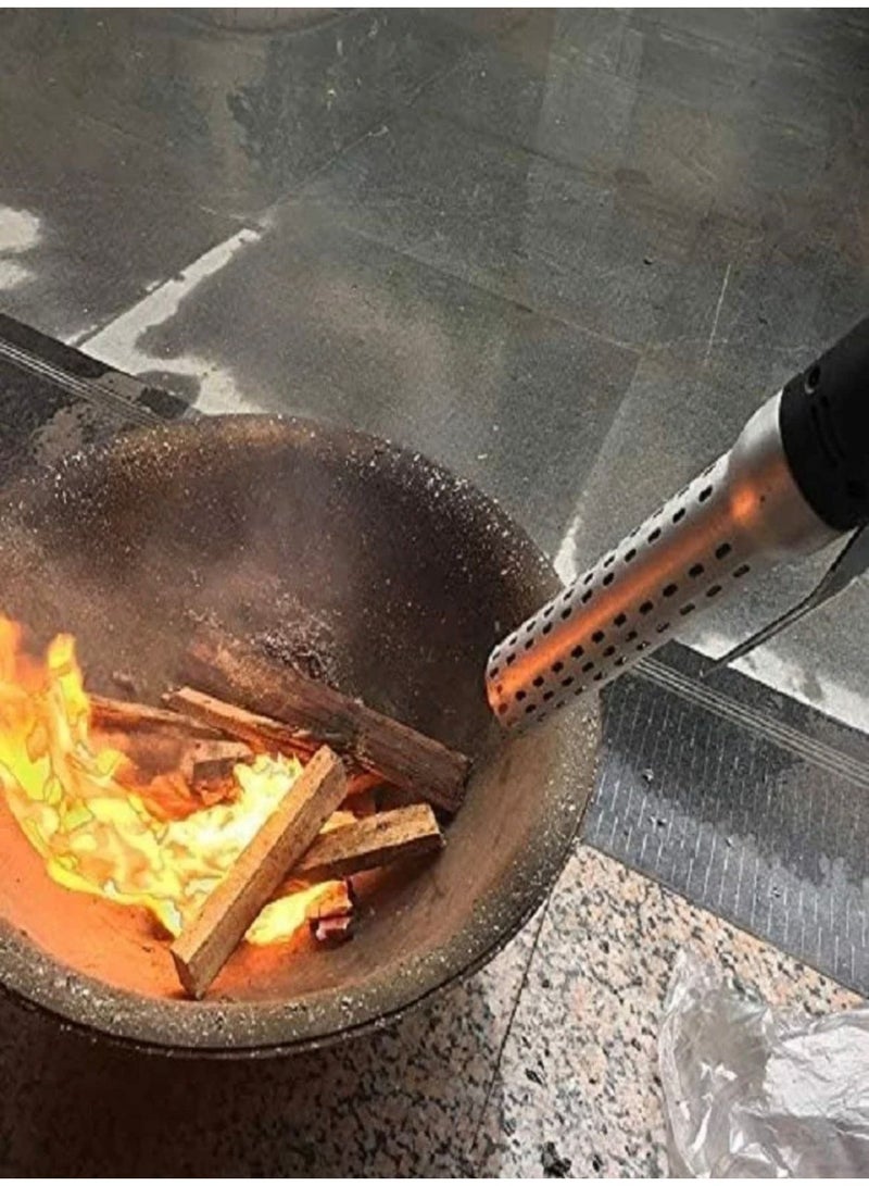 دي إل سي  موقد فحم وحطب كهربائي بقوة 2000 واط - Image 2