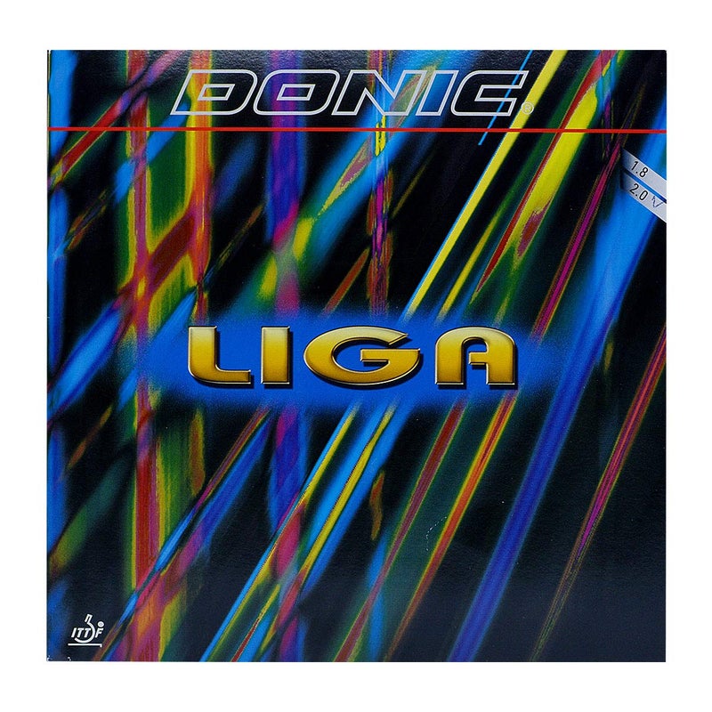 donic مطاط تنس الطاولة ليغا، اللون - أسود - Image 1