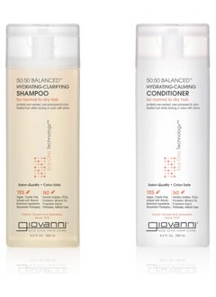 Giovanni 50:50 Balanced Shampoo and Conditioner Set - Hydrate, Clarify and Soothe to Cleanse and Moisturize Over-Processed Hair, Salon Quality, Paraben Free, Not Tested on Animals, 8.5 oz Each - pzsku/Z1808FAE9979BBCFD6F9BZ/45/_/1735207679/3b130156-ba60-4b8a-93f2-8d81df261aee