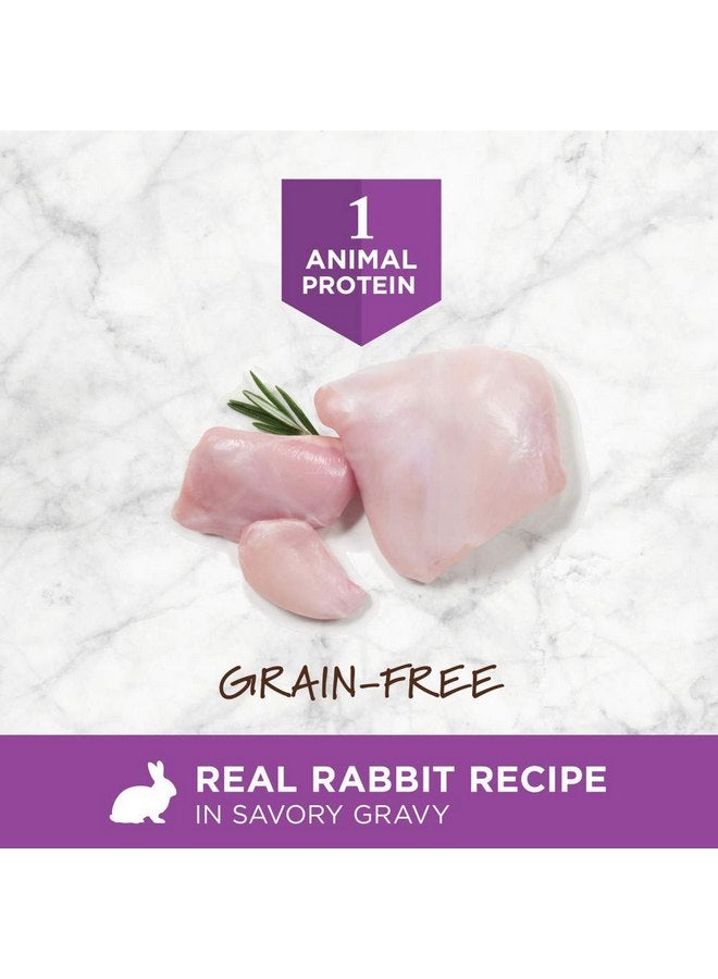 غريزة طعام القطط الرطب الطبيعي من Instinct Limited Ingredient Diet Grain Free Real Rabbit Recipe، 3 أونصة (عبوة من 24 قطعة) - Image 2