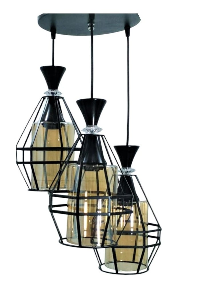 Generic black diamond model chandilier gold 30*80 cm  - Image 1