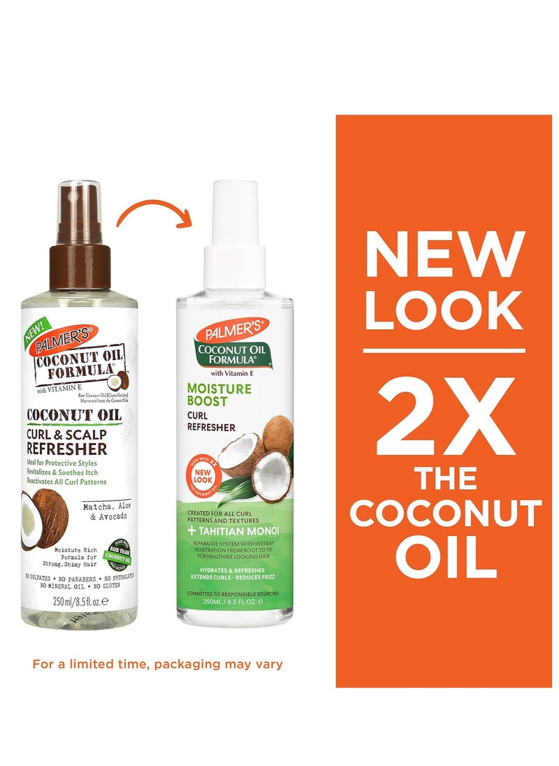 PALMER'S - Coconut Oil Formula Moisture Boost Curl Refresher Spray 250 ML - Image 1
