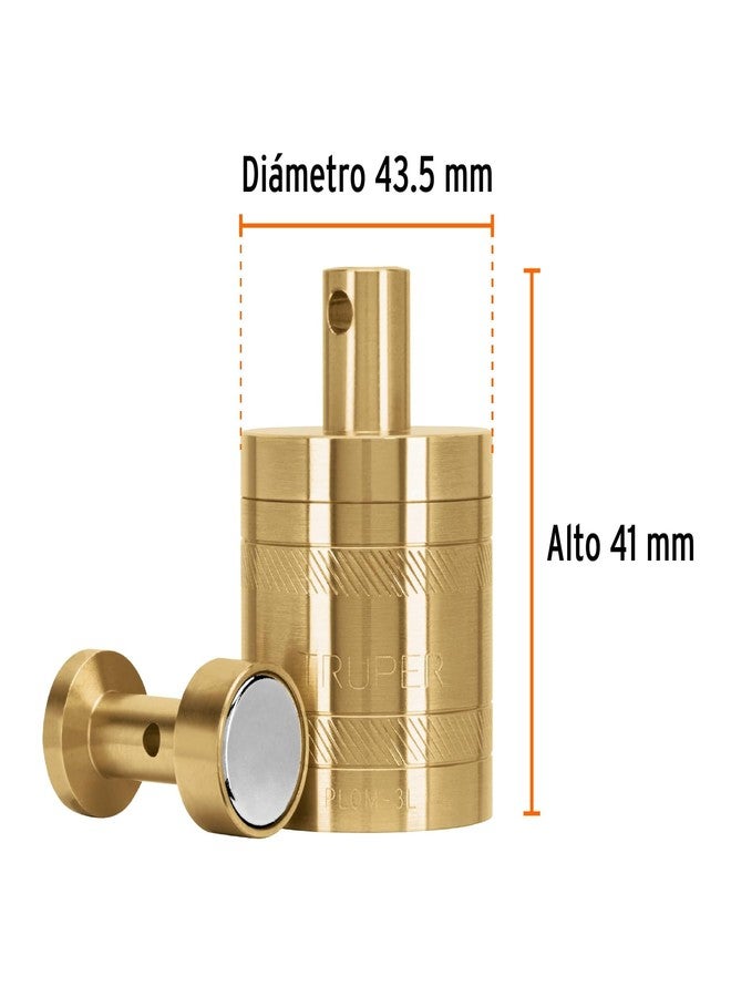 TRUPER PLOM-3L Brass Plumb Bobs w/ Center 12.4 Oz (352 g) - Image 3