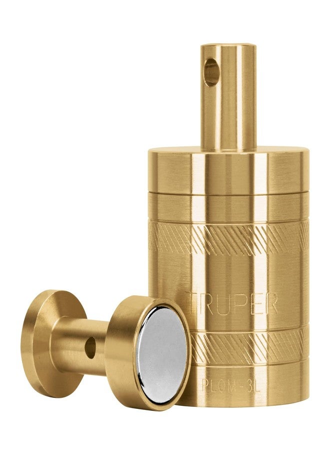 TRUPER PLOM-3L Brass Plumb Bobs w/ Center 12.4 Oz (352 g) - Image 1