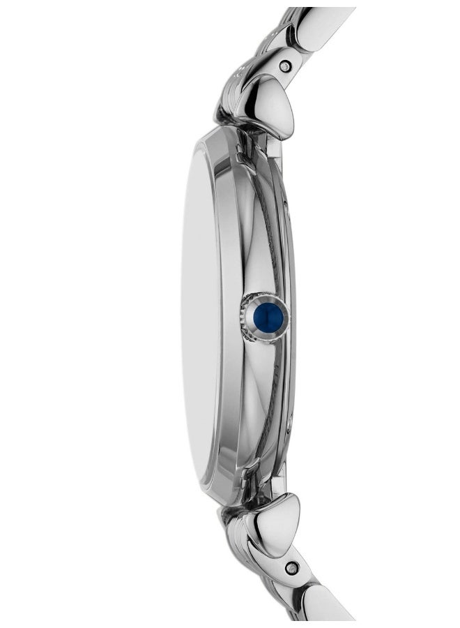 EMPORIO ARMANI Women Emporio Armani Women's Blue Dial Stainless Steel Watch - Image 3