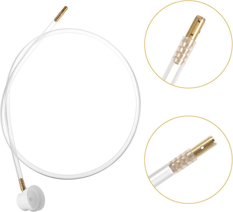 Sibba 2 Pcs Spray Tip Nozzle Extension Hose 360 Degrees Extension Hose Male Stem Spray Cans Hose Attachments Auto Car Nozzle Film 4.5mm Extension for Aerosol Supplies Multi-purpose fine material - Image 4