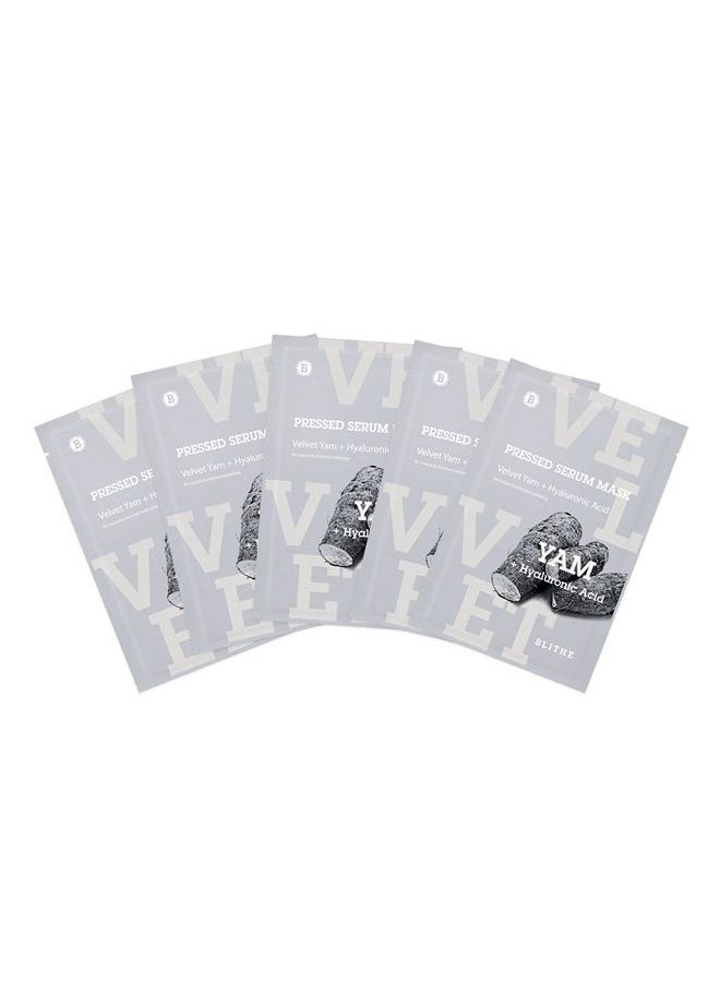 Blithe - Blithe brightening hydrogel mask hydrojelly mask Pressed Serum Mask Velvet Yam Korean Sheet Mask - brightening hydrogel mask Skin Care Hydrating for Face with Wild Yam mucin,Ceramide & Citric Acid, br - Image 1