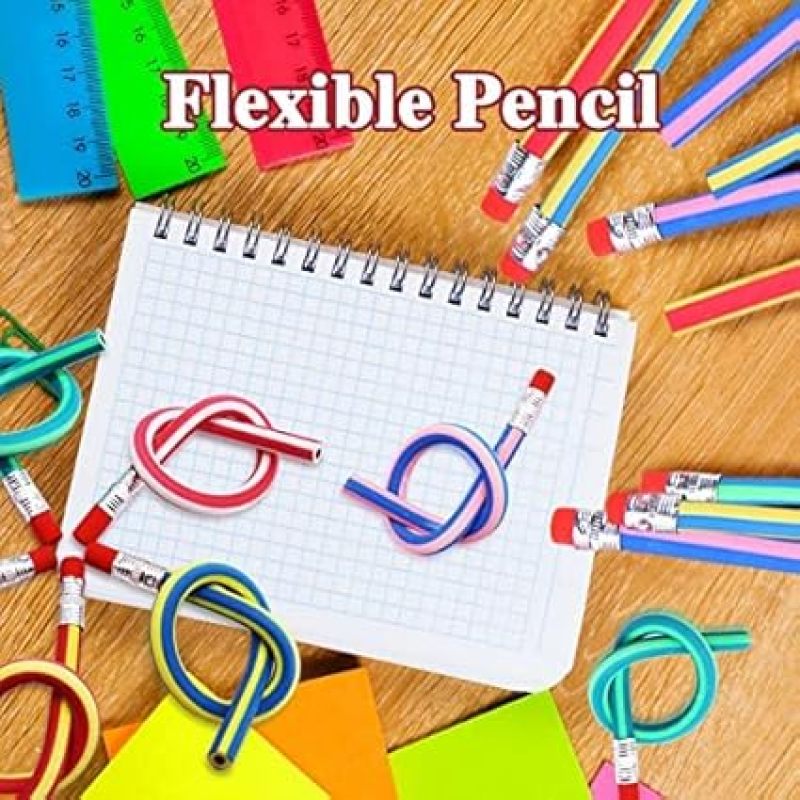 Flexible Pencils 24 Pack Color Magic Pencils - Creative Fun Pencils for Kids School Supplies - Image 5