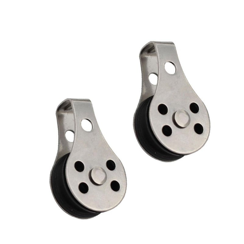 Stainless Steel Single Pulley With Nylon Rope For Fishing Net And Boat - Image 4