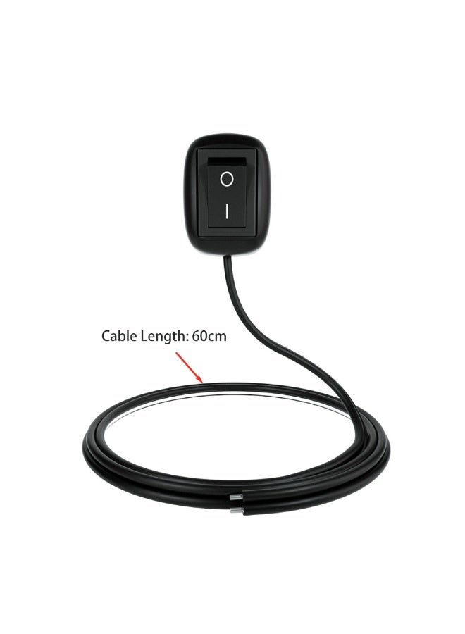 Generic Car DIY Paste Type Wired Universal Switch for Motorcycle Or Auto Car Various Lamps ON/Off No Drilling Button Switch  - Image 1