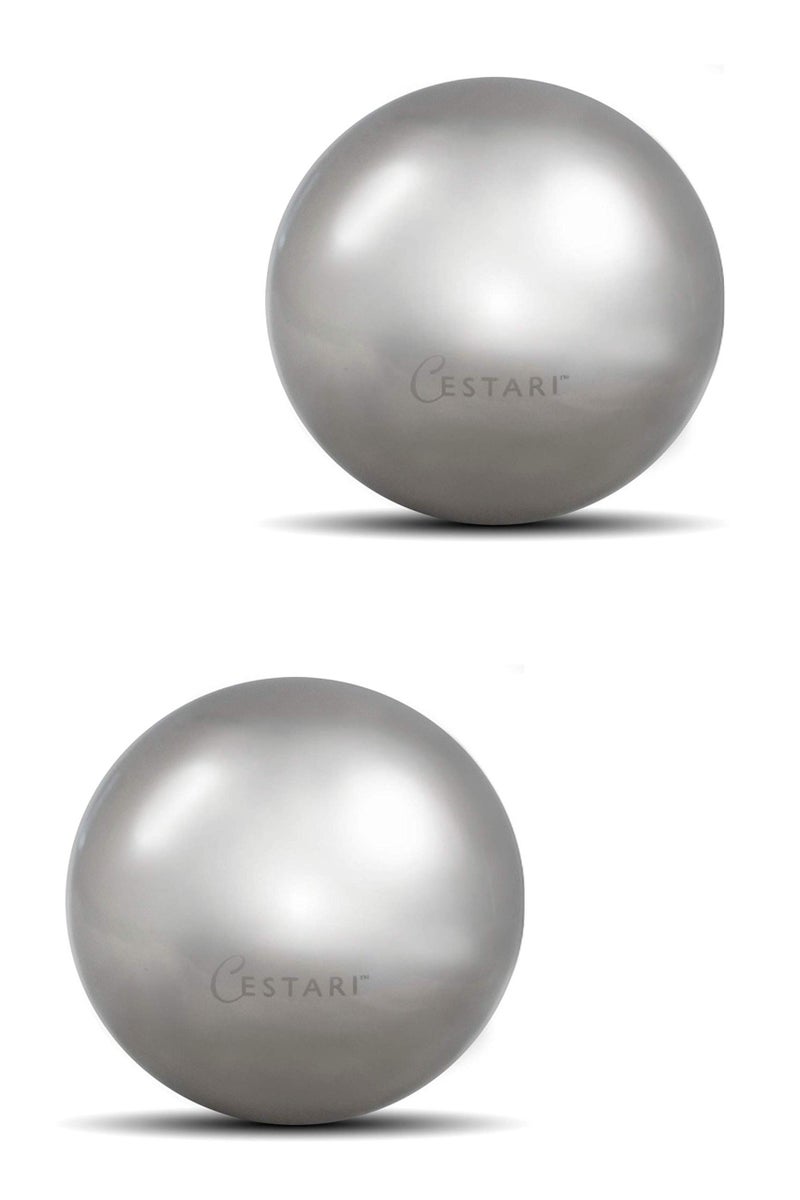 Cestari Whiskey Ball - Reusable Stainless Steel Ice Spheres - Chill Your Scotch, Vodka, Wine - Ice Cube Metal Whiskey Stones - Drink Coolers Gift - Set of 2 - Image 1