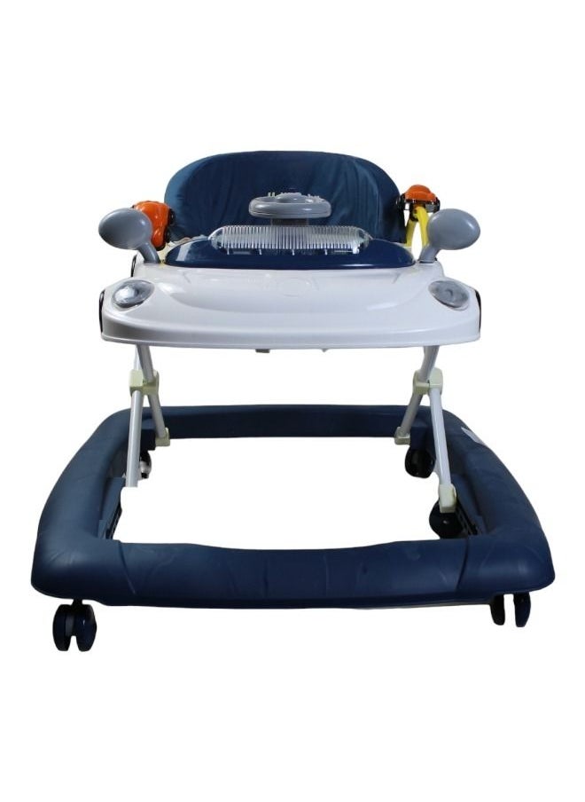 Rally Foldable Soft Cushioned Seat Baby Walker Blue  - Image 3