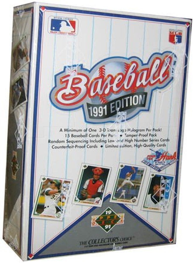 Upper Deck 1991 Upper Deck High # Baseball Cards Box - 36P15C - Image 2