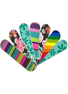 OCTOBER 50Pcs Assorted Color Nail Art Tool Mini Nail Files Double Sided Emery Boards Nail File and Buffers for Nail Art Use  - Image 3