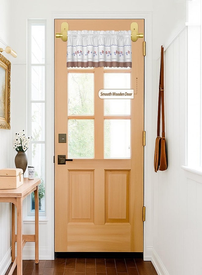 HOTOZON Curtain Rods No Drilling 32 to 43 Inch, HOTOZON 5/8 Inches No Drill Curtain Rods for Windows 20 to 39 Inches(1.7-3.2 ft), Renter Friendly Adjustable Small Drapery Rod for Lightweight Curtains, Gold - Image 2