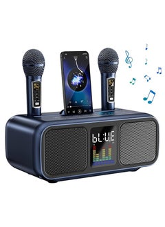 Smart Berry S39 Pro Portable Bluetooth Speaker With 2 Microphones UHF Wireless Karaoke Machine For Adults And Kids Speaker System With Gradual Colorful LED Lights For Home Party  - Image 1