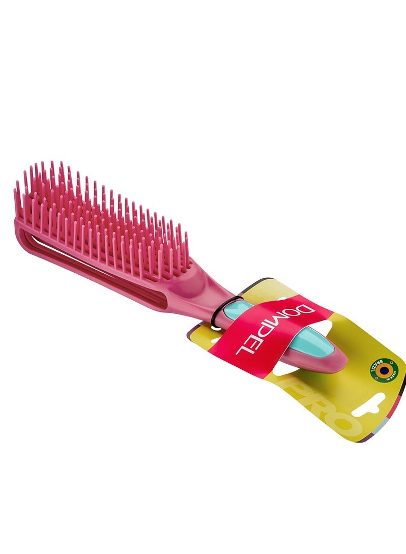 DOMPEL Silicone Brush for Styling Curly Hair – Pink - Image 1