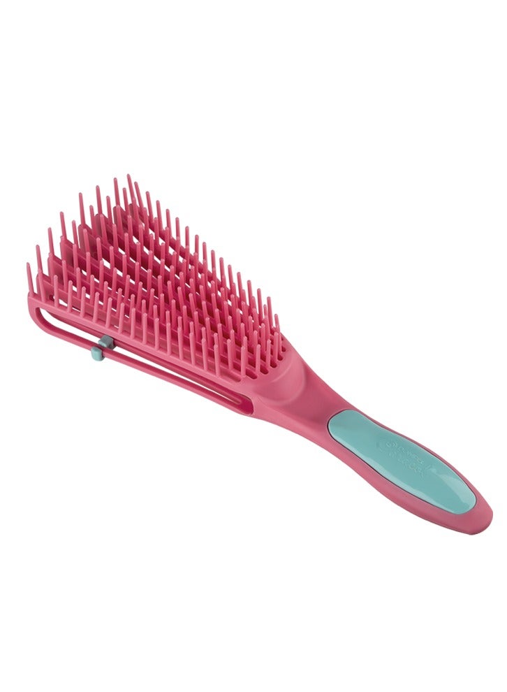 DOMPEL Silicone Brush for Styling Curly Hair – Pink - Image 4