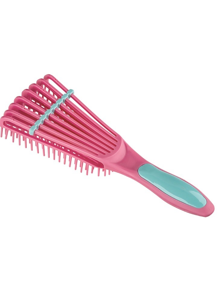 DOMPEL Silicone Brush for Styling Curly Hair – Pink - Image 5
