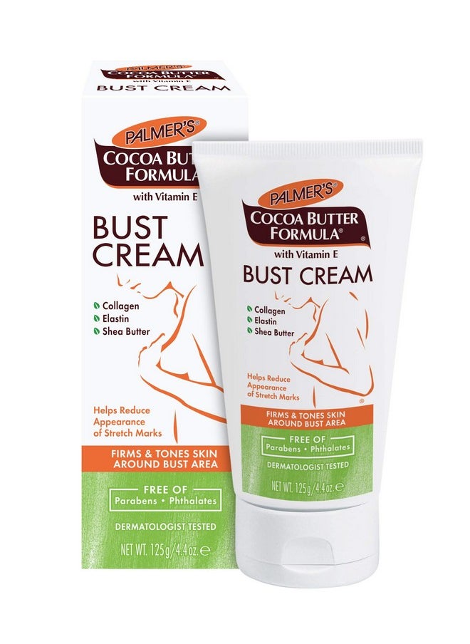 PALMER'S Palmer's Cocoa Butter Formula Bust Cream for Pregnancy Skin Care with Vitamin E, 4.4 oz. (Pack of 3)  - Image 1