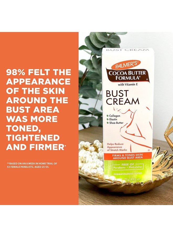 PALMER'S Palmer's Cocoa Butter Formula Bust Cream for Pregnancy Skin Care with Vitamin E, 4.4 oz. (Pack of 3)  - Image 3