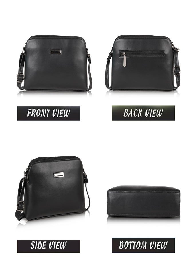 NORVE Synthetic Leather Classy Casual Design Shoulder Crossbody Trendy Side Women Sling Bag - Image 4