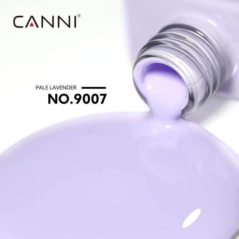 CANNI Purple Gel Nail Polish, 1Pcs Light Purple Gel Polish Pastel Color High Gloss Soak Off U V Nail Manicure Salon DIY - Image 2