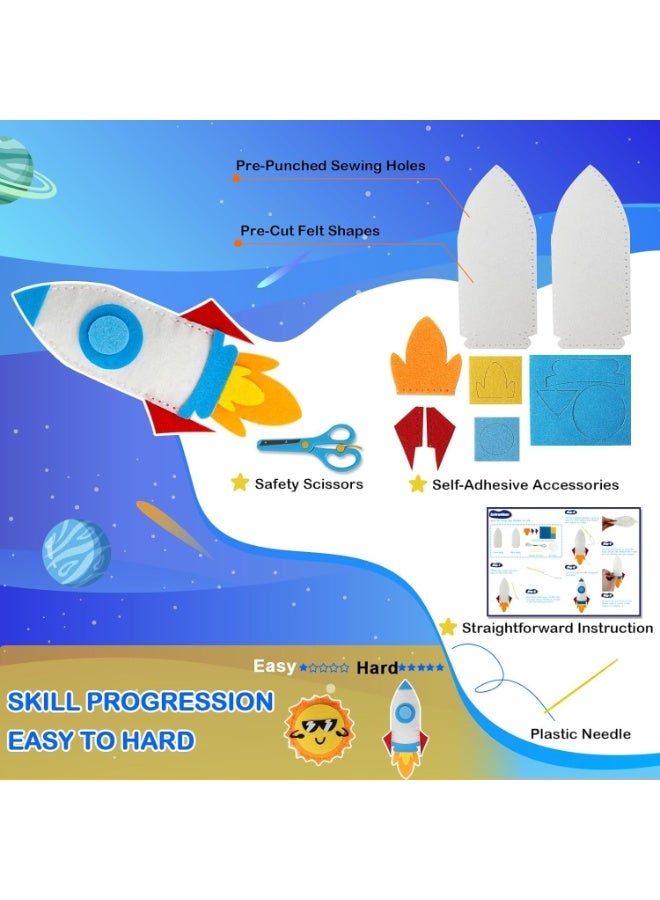 Space Sewing Kit for Solar System DIY Activity Explore Solar System, Science Activities - Educational Gifts for Boys Girl - Image 2