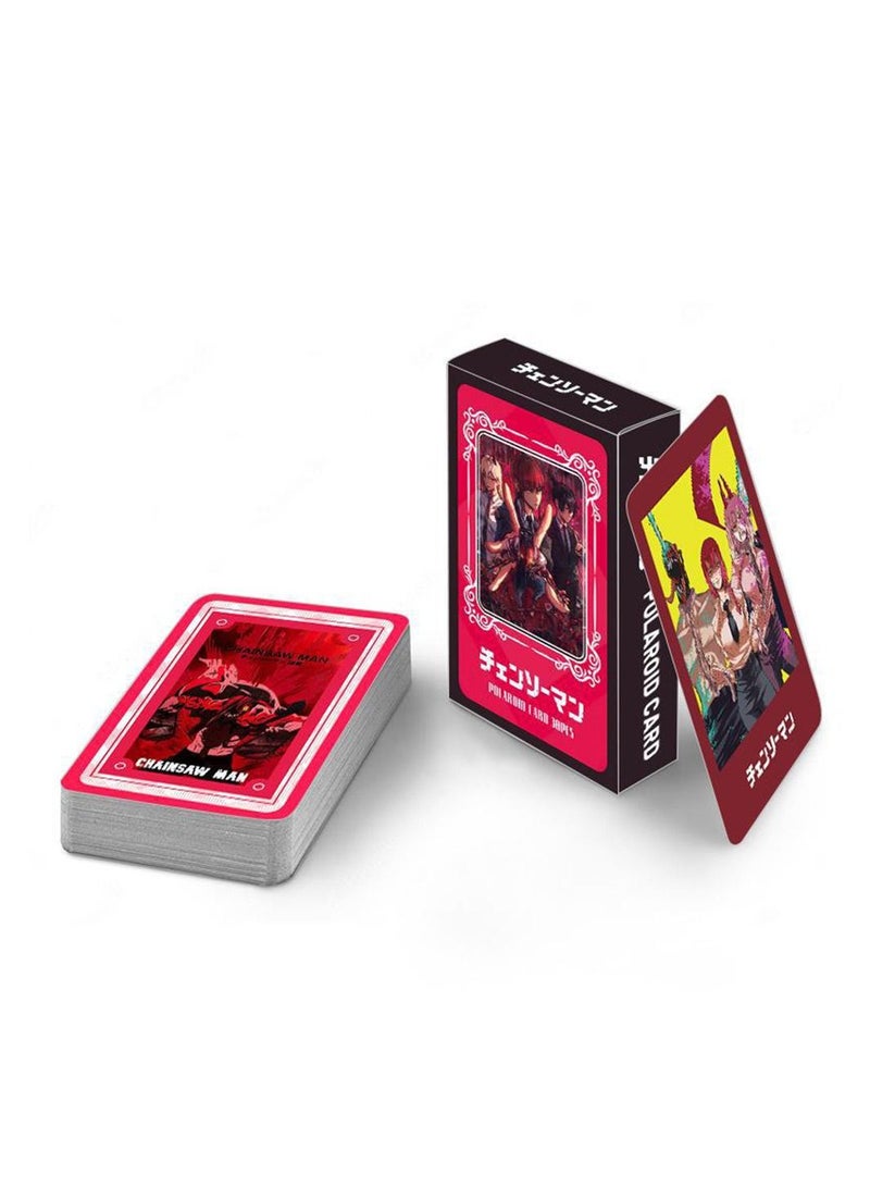 30 Pcs Chainsaw Man Cute Anime Lomo Card Polaroid Photocards - Image 4