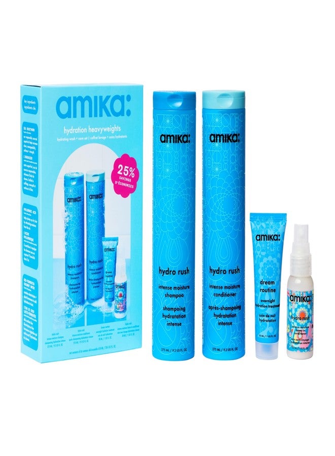 amika hydration heavyweights hydrating wash + care set - Image 1