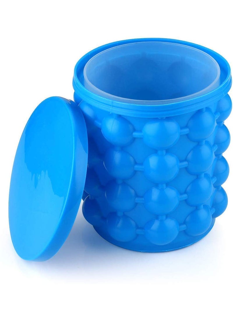 STHITI STHITI Silicone Ice Cube Maker The Innovation Space Saving Ice Cube Maker Bucket Revolutionary Space Saving IceBall Makers for Home Party and Picnic  - Image 1