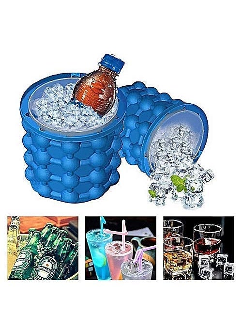 STHITI STHITI Silicone Ice Cube Maker The Innovation Space Saving Ice Cube Maker Bucket Revolutionary Space Saving IceBall Makers for Home Party and Picnic  - Image 5
