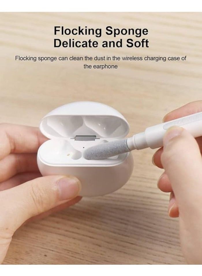 قلم تنظيف سماعات ايربودز متعدد الوظائف - مجموعة تنظيف سماعات الاذن بلوتوث - ادوات تنظيف لسماعات الاذن - Image 4