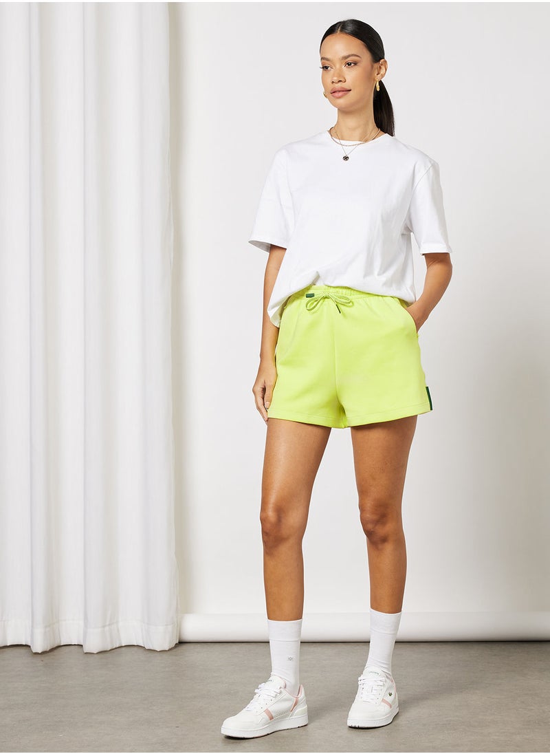 LACOSTE - Stretch Cotton Shorts - Image 1