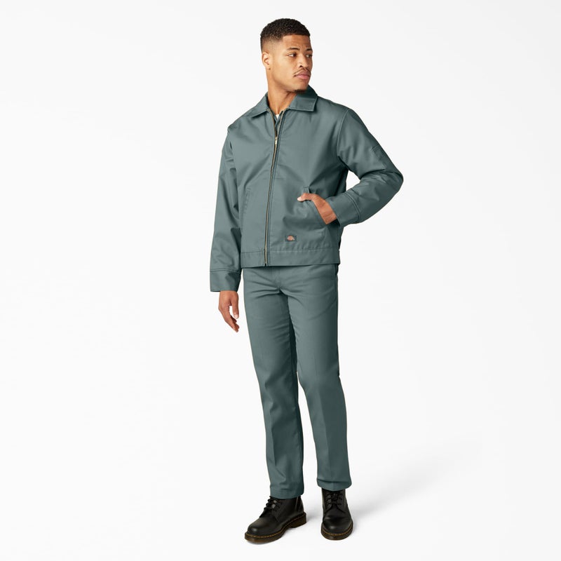 Dickies Men's Insulated Eisenhower Front-Zip Jacket,Lincoln Green,Large/Regular,Lincoln Green,Large/Regular - Image 4