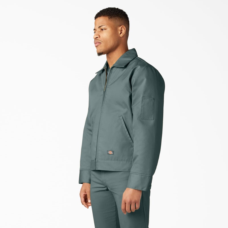 Dickies Men's Insulated Eisenhower Front-Zip Jacket,Lincoln Green,Large/Regular,Lincoln Green,Large/Regular - Image 3