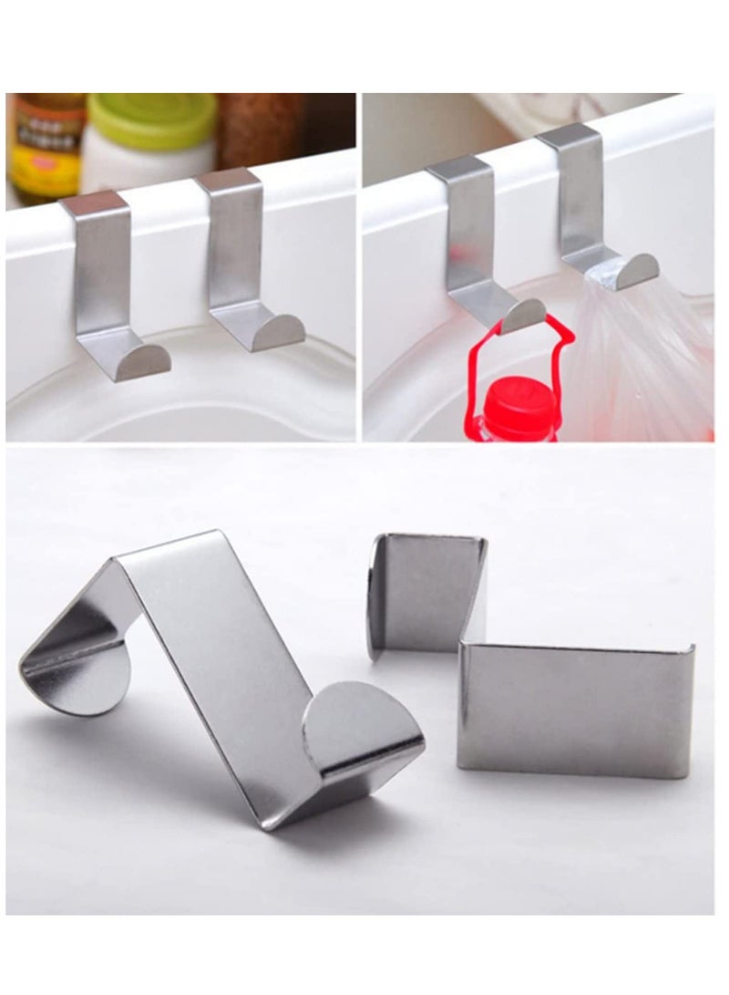 SOLARAE Bathroom Hook, Towels Over Door Hooks Over Door Hanger for Coat Stand, Towel, Clothes Coat Hooks for Bedroom, Clothes Hangers Helps for Tidy Rooms and Saves, 8PACK - Image 5